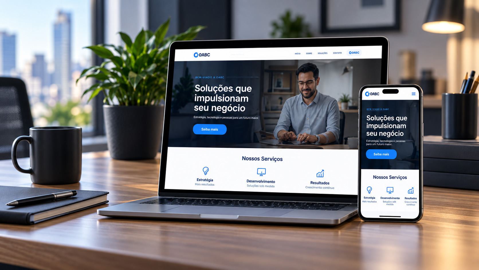 criação de sites OMD
